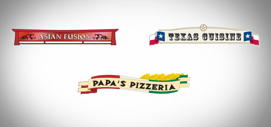 Various vendor logos
