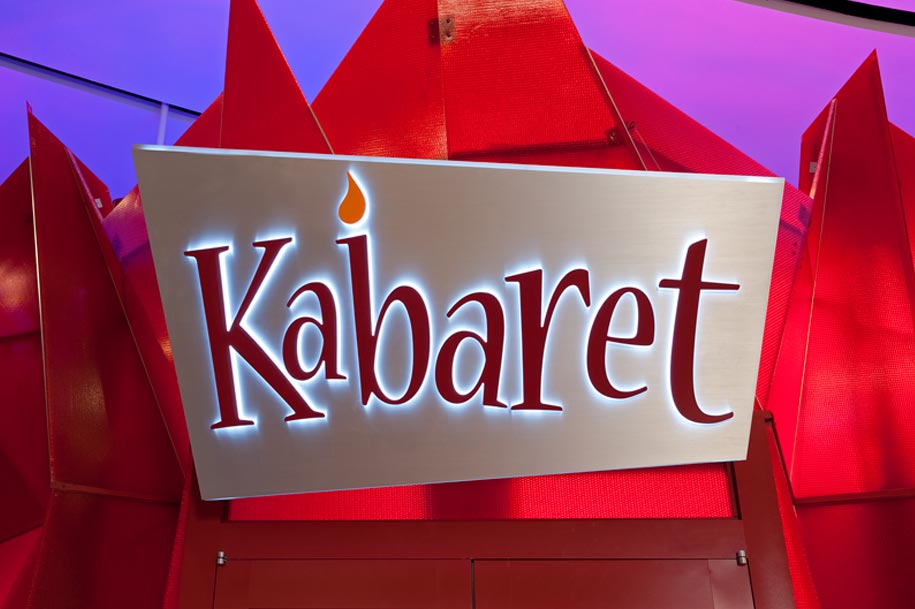 Firekeepers Kabaret sign