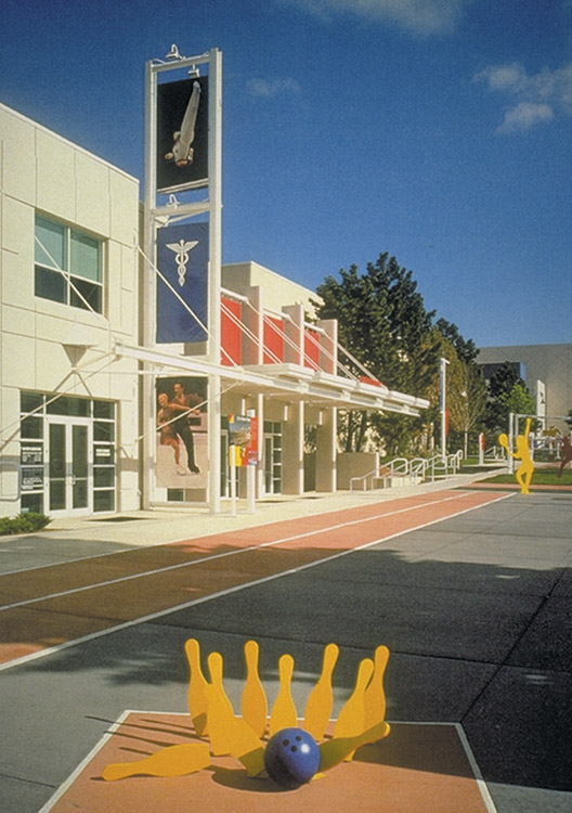 US Olympic Training Facility with bowling element