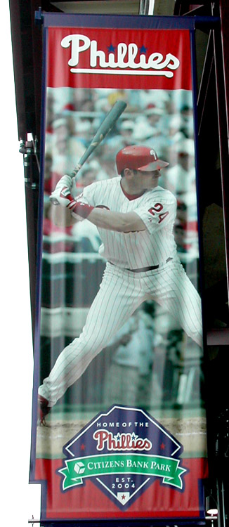 Citizens Bank Park player banner
