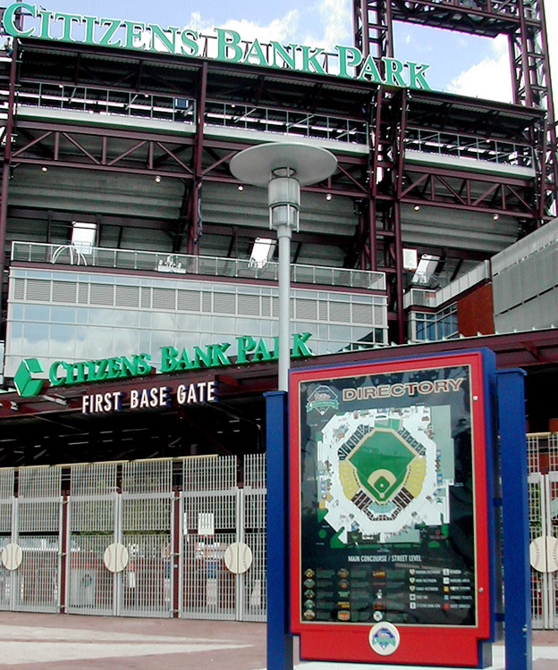 Citizens Bank Park exterior sign