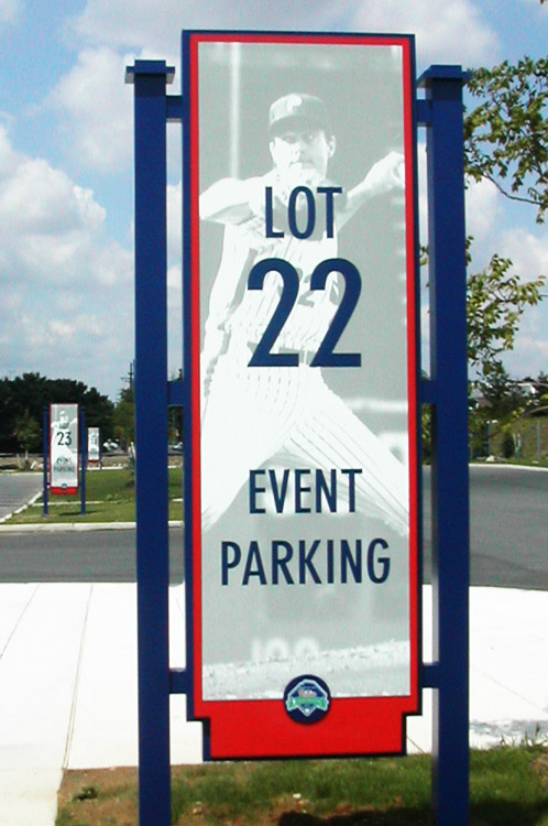 Citizens Bank Park event parking sign