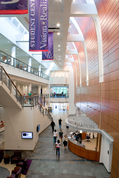 Stephen F. Austin Student Center Banners and Information
